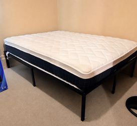Brand new full bed frame and mattress