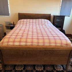 Sleigh Bed And 6 Drawer Dresser Like New 