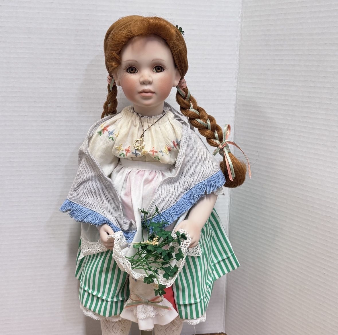 Danbury Mint Molly by Peggy Dey Day Irish Girl Doll in original Box 21"