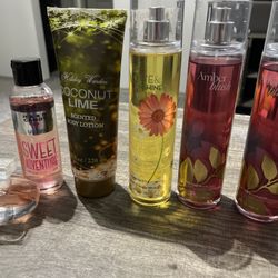Perfume & Body Spray Bundle – Bath & Body Works + Lotion (6 Pieces)