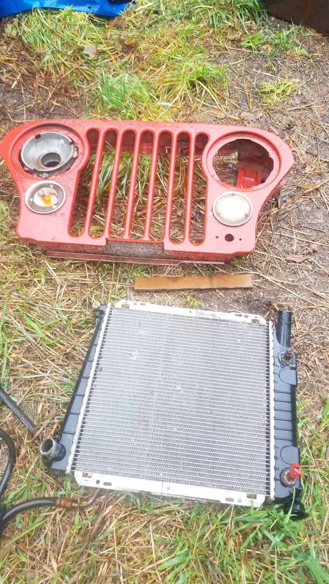 Jeep parts and radiator