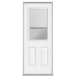 32” x 80” Fiberglass Left Hand Inswing Front Door