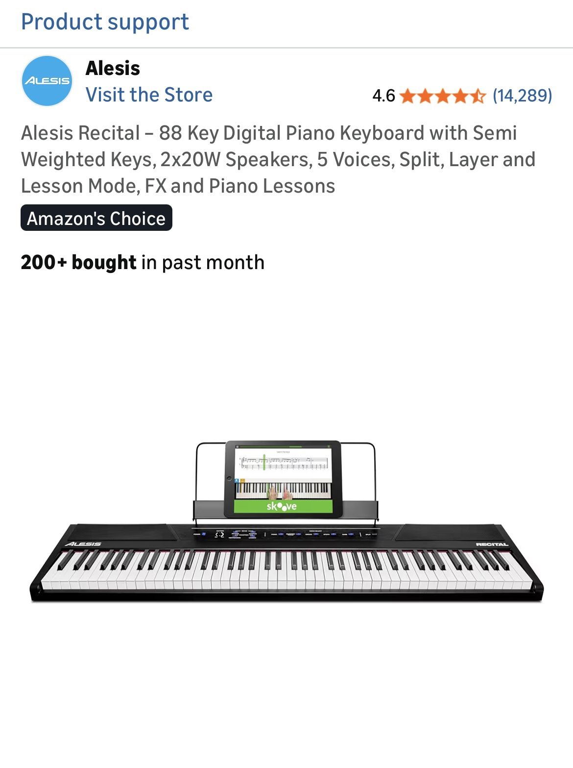 88-key Digital Piano Keyboard