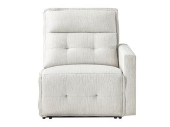 Salida White Power Right Side Reclining Chair with Power Headrest