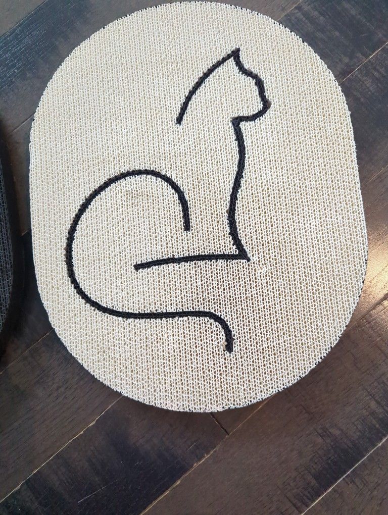 Two!!! Cat Scratching Pads - Oval Shaped