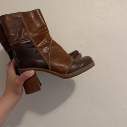 Cute Retro Real Leather Vintage Boots