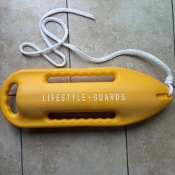 3 HANDLE LIFEGUARD RESCUE SWIMMING FLOAT BUOY YELLOW SAFETY BRAND NEW LIFE SAVING SAFE SWIM