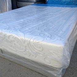 King,Calk,Qn, Mattress 12" Memory Foam And Box Spring 