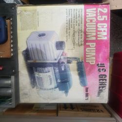 General Vac Pump New  