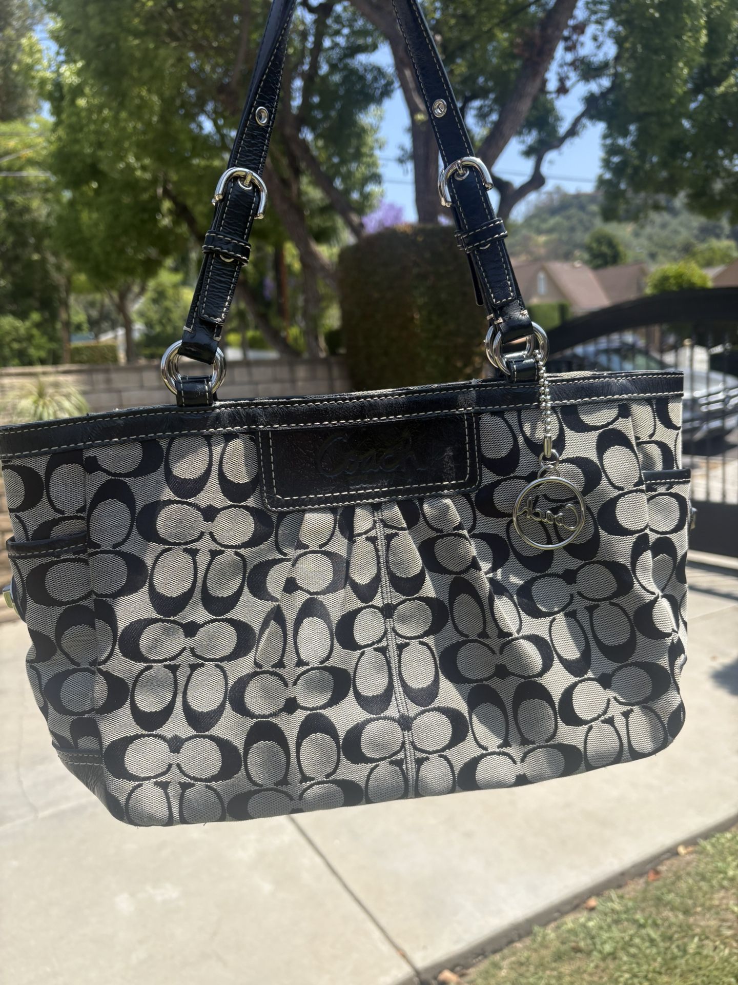black vintage coach