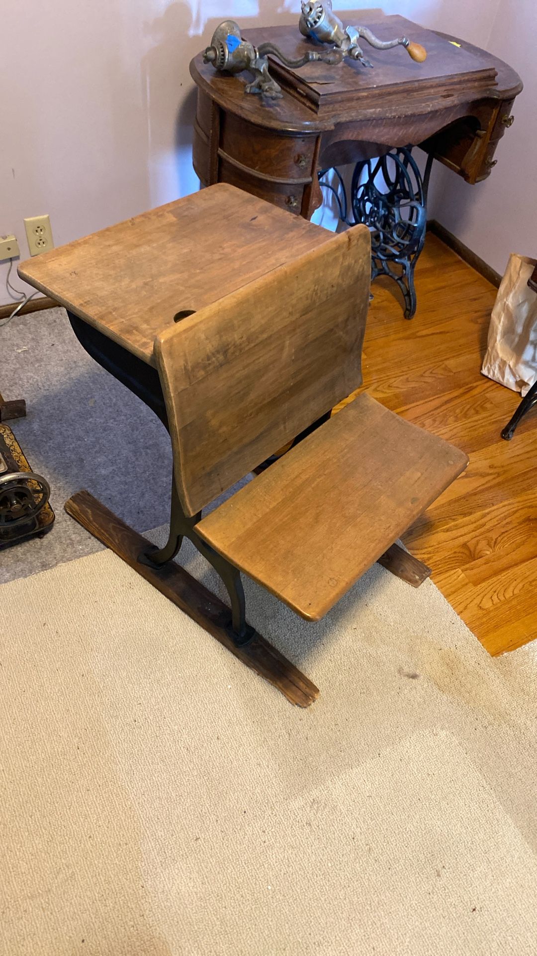 Antique School Desk