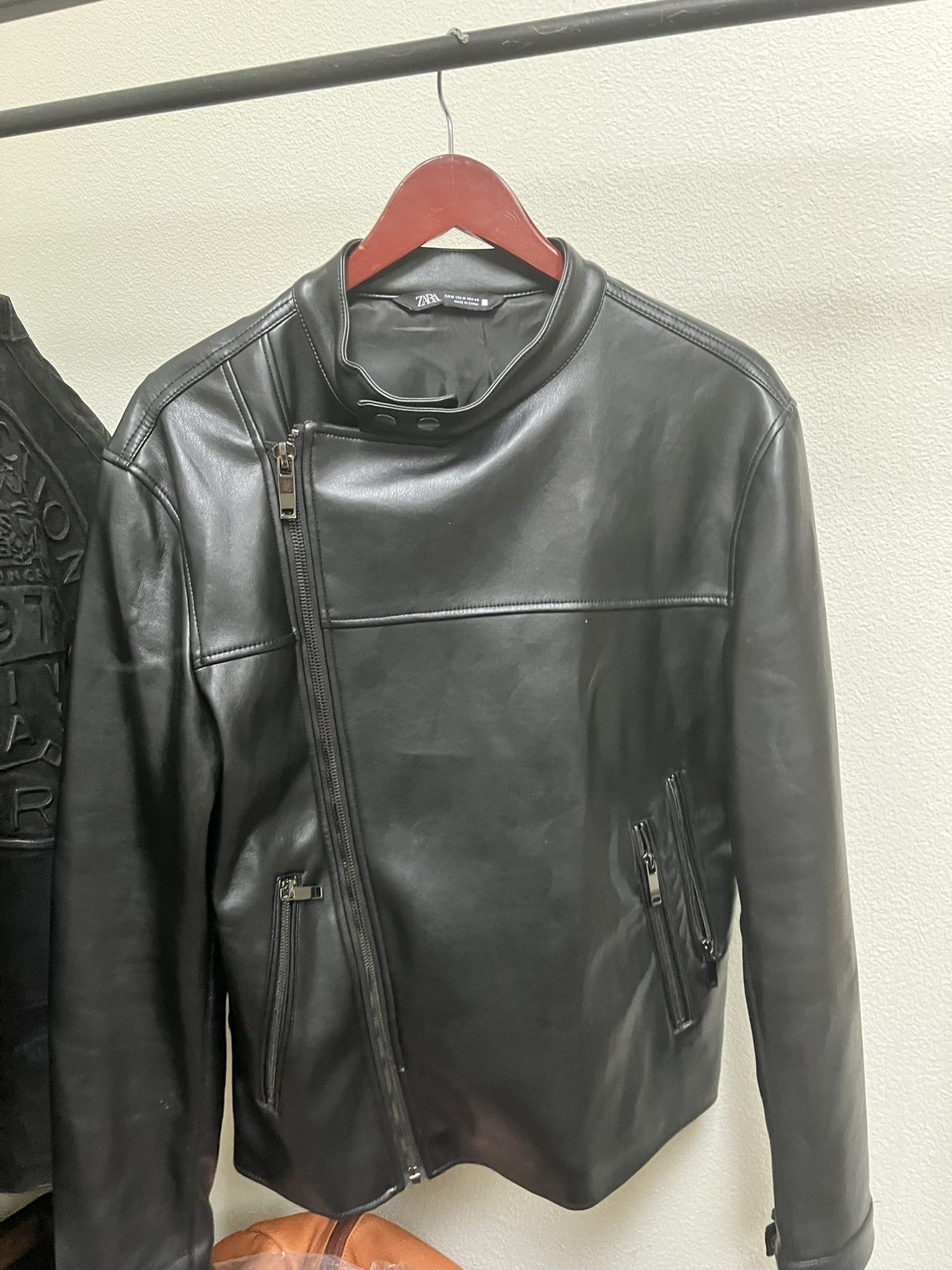 Faux leather jacket (Zara Men’s)