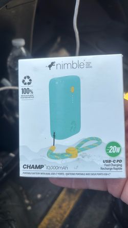 Nimble champ portable charger 10,000mah
