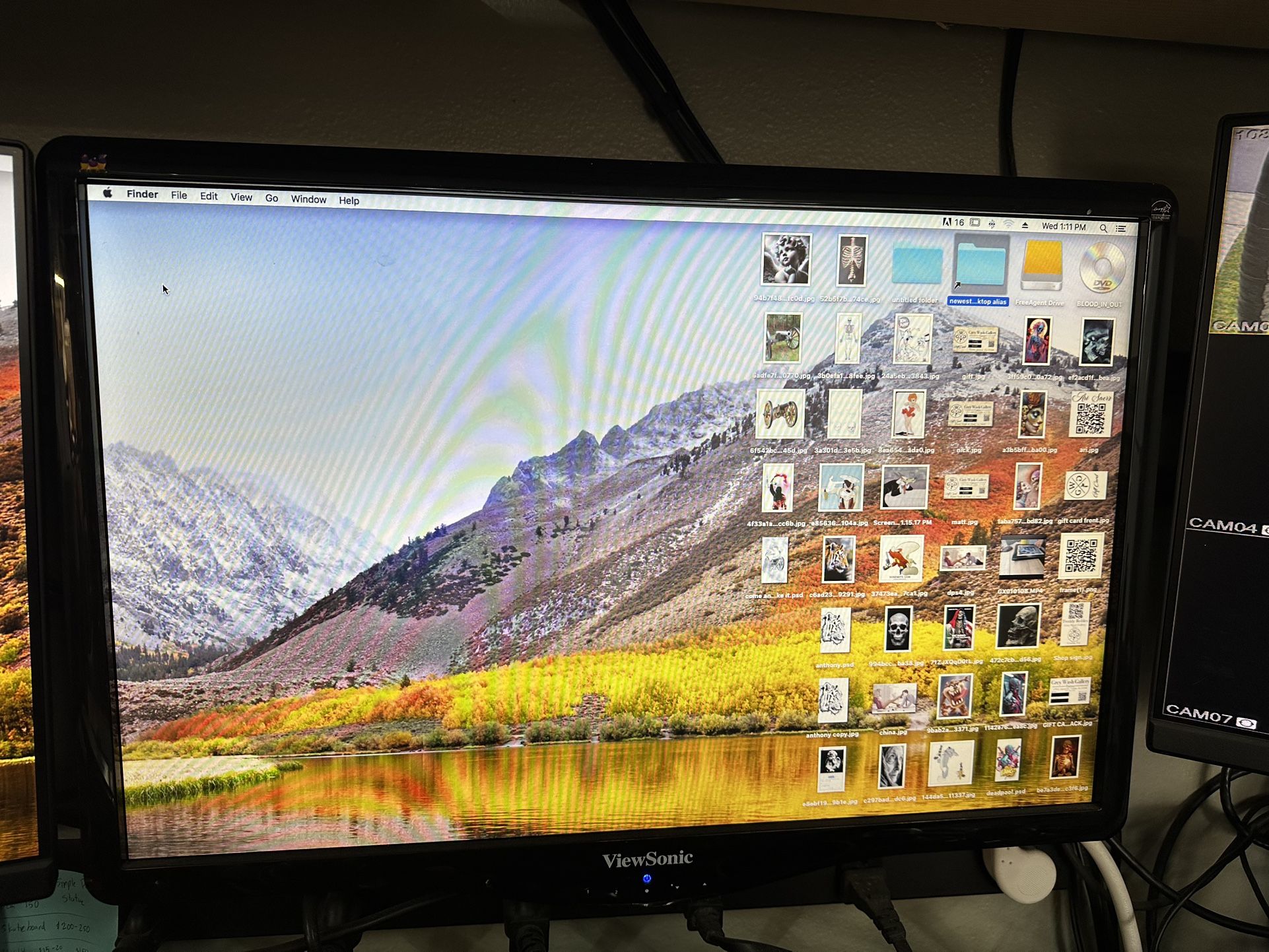 24in View sonic Monitors With Built In Speakers