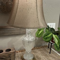 2 beautiful Cut Crystal Vintage Lamps