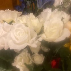 Silk Flowers For Decorating Or Crafts