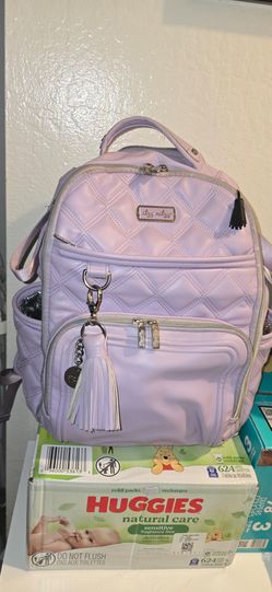 Itzy Ritzy Boss Lavender Diaper Bag Backpack