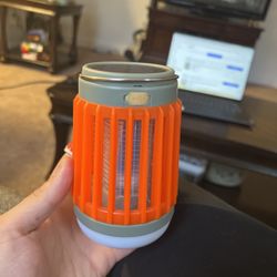 Solar USB Mosquito Killer Light Electronic Fly Bug Insect Trap Lamp - Orange