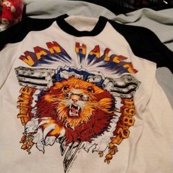 Vintage Van Halen Concert Shirt 1982