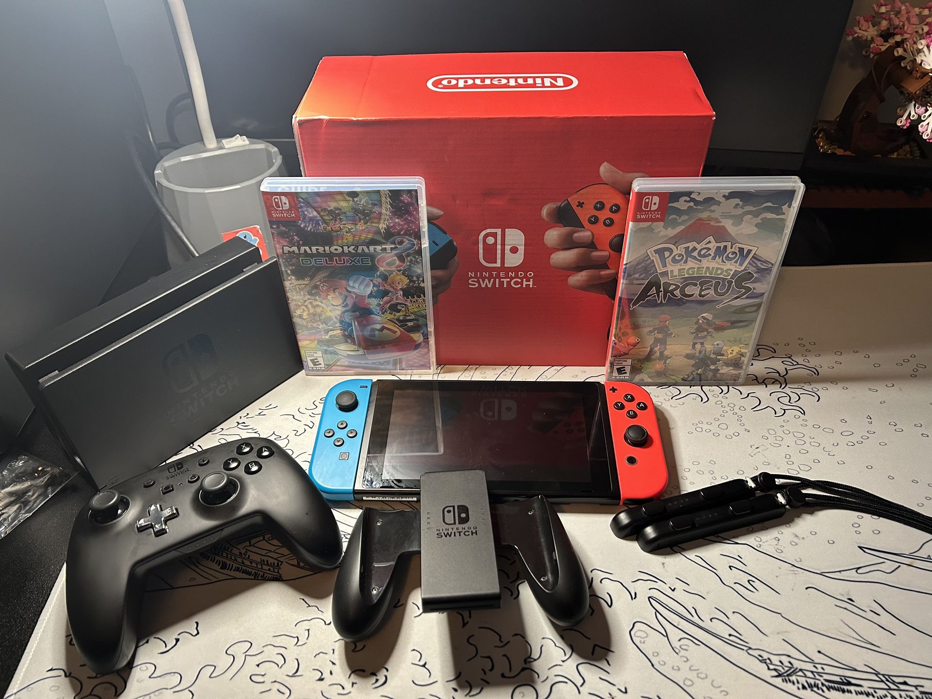 Nintendo switch (plus games)