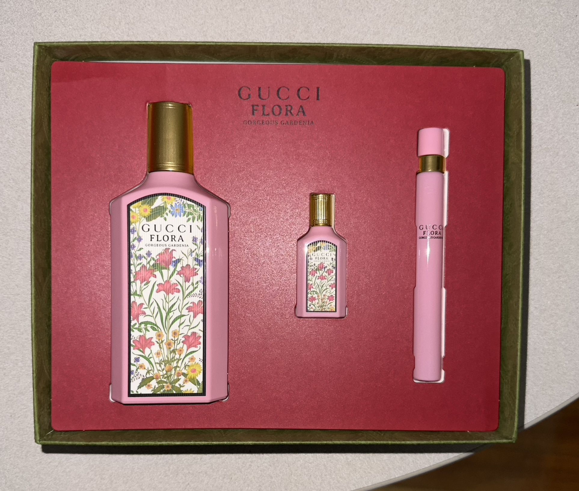 Gucci Flora Gorgeous Gardenia Set 3 Piece Gift Set