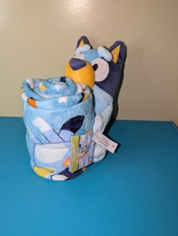 🩷 Bluey Hugger Plushie and Comfy Throw (50x60) ✨💝