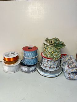 Assorted Decorative Ribbon Spools Lot
