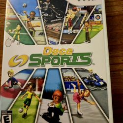 Wii Deca Sports game. Complete With Manual