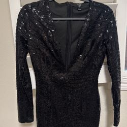 Windsor Black Sequin Dress 