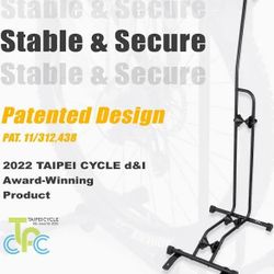 CyclingDeal Bike Horizontal/ Vertical Storage Rack