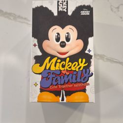 Mickey Family Cute Together Keychain 