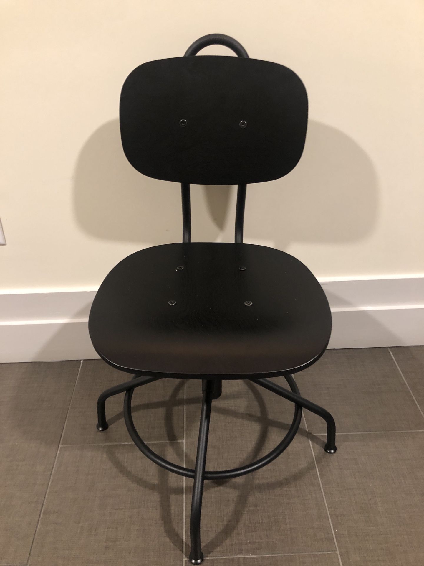 IKEA KULLABERG Swivel chair, black
