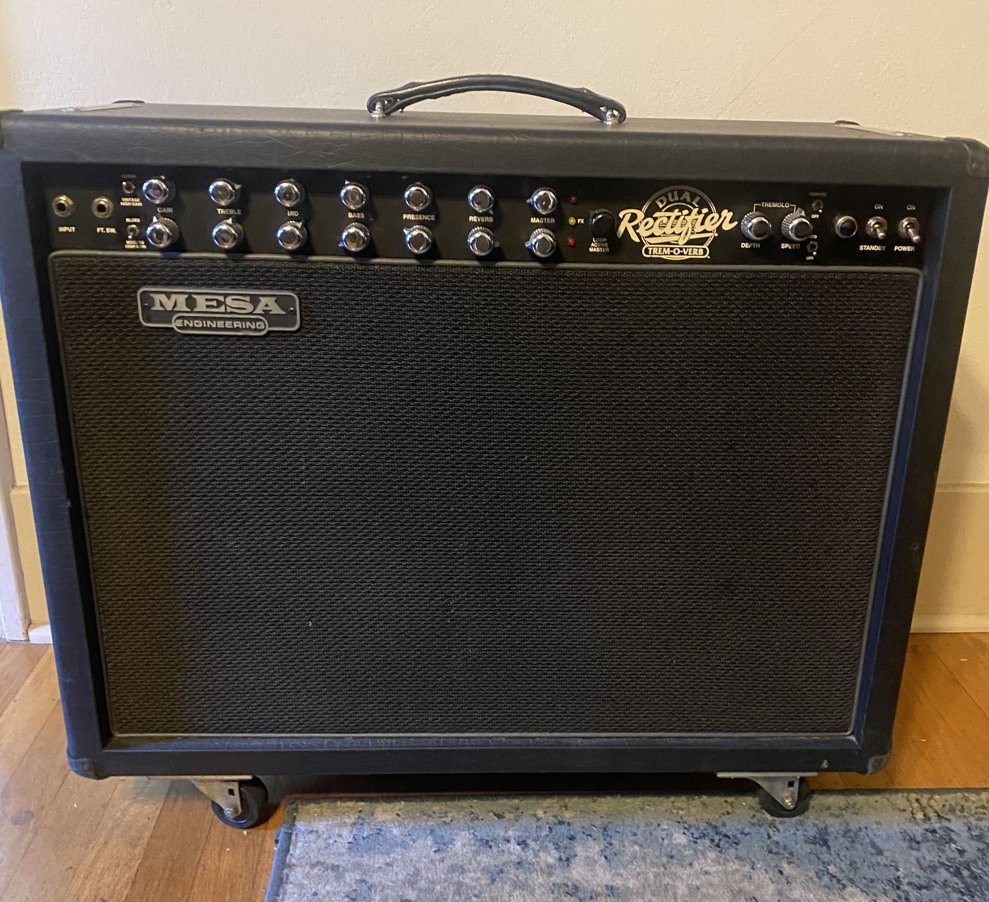 Hard To Find Mesa/Boogie Dual Rectifier Tremoverb 2x12 100 Watt Amplifier