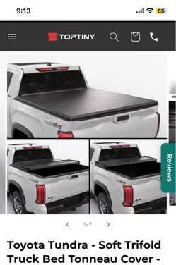 Toyota tundra  soft cover bed