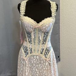 Women's Sugar Veil Corset Dress 