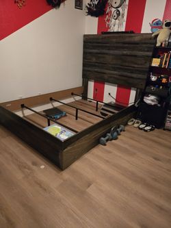 Wood Bed Frame $200 OBO