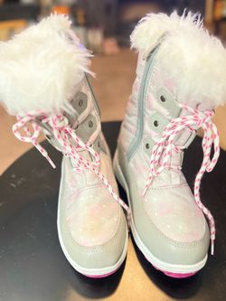 Dream Pairs Girls Winter Snow Boots Faux Fur Lined