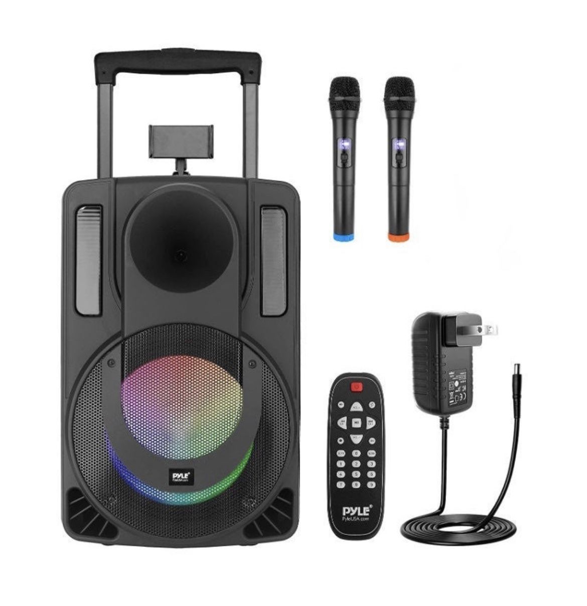 12’’ Portable PA Speaker System - Wireless BT Streaming PA & Karaoke Party #2959