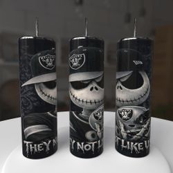 Las Vegas Raiders Football Tumbler