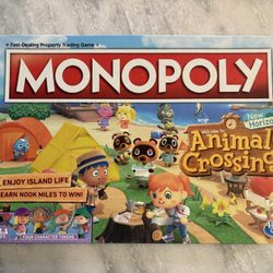 Animal Crossing Monopoly 