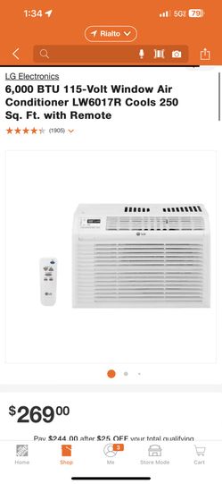 6000 btu lg window air conditioner 