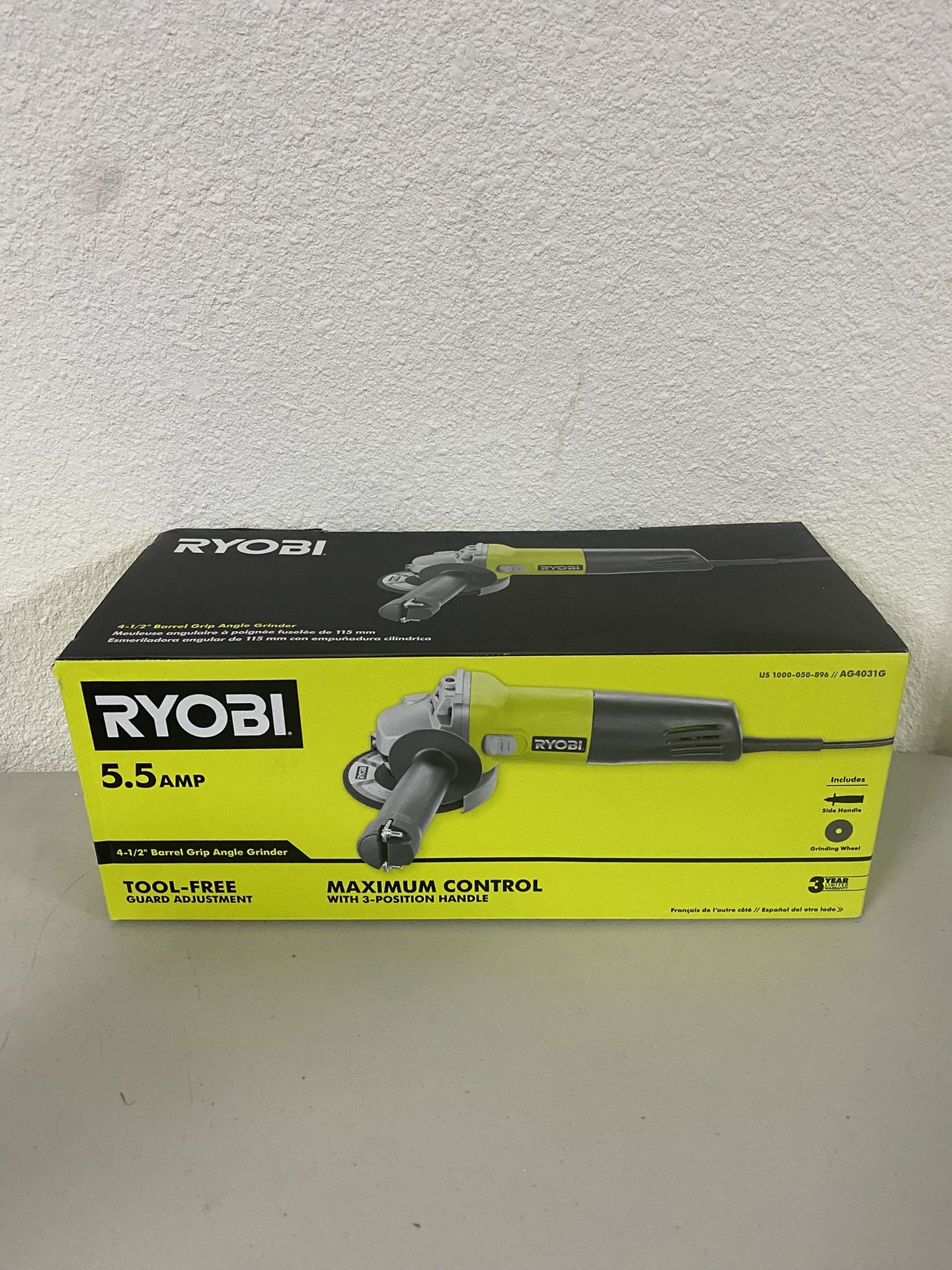 5.5 Amp Corded 4-1/2 in Angle Grinder