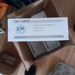 Cure CATHETER FR14 6" STRAIGHT