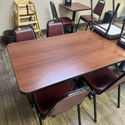 4ft Tables And 2ft Tables WITH chairs