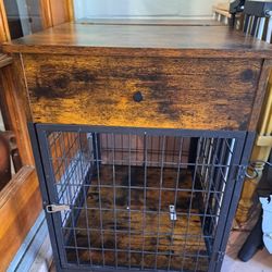 Dog Crate With Pad