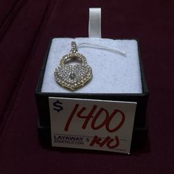 10k Diamond Pendant 