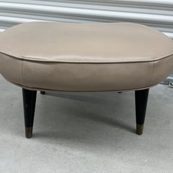 Vintage Mcm Ottoman Foot Stool Bean Shape