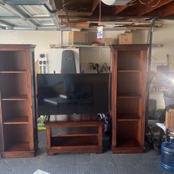 Grandin Road Bookcases And Media Storage Solid Wood