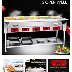 Heat preservation stainless steel buffet table