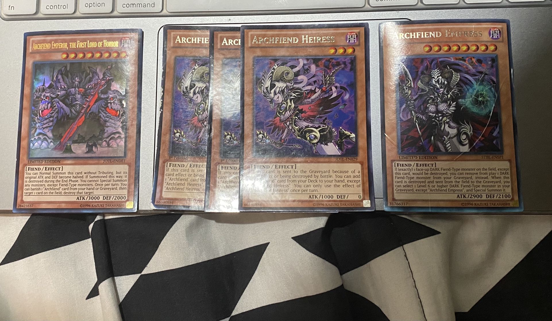 Yugioh Archfiend, The First lord Of Horro, Archfiend Empress, Archfiend Heiress x3 And More!!